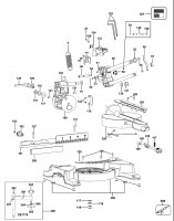 Dewalt DWS777-LX 216mm Mitre Saw Spare Parts Type 1